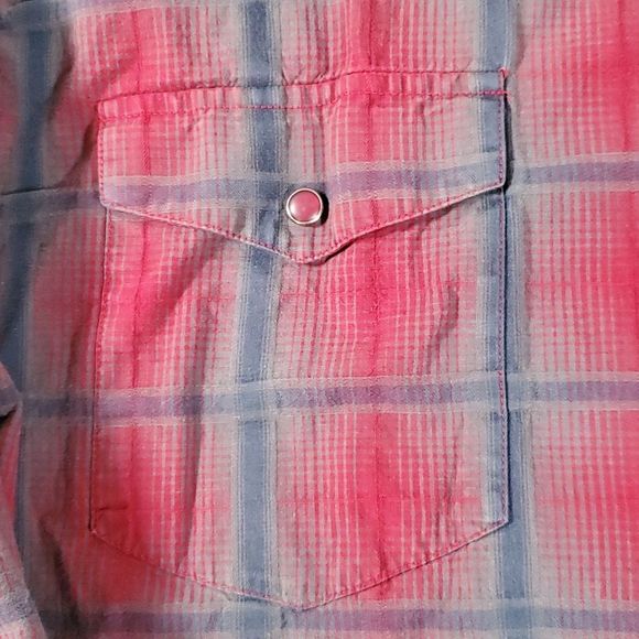 Panhandle Slim Red Pearl Snap Western Shirt‎ Mens XL - Picture 4 of 8